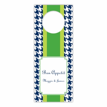 boatman geller alex houndstooth navy wine tags