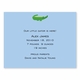 boatman geller alligator blue small flat