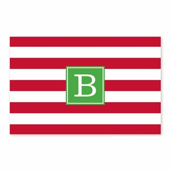 boatman geller awning stripe red disposable placemats