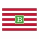 boatman geller awning stripe red disposable placemats