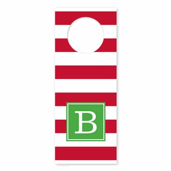 boatman geller awning stripe red wine tags