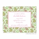 boatman geller baby paisley pink small flat notecard