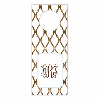 boatman geller bamboo brown & slate wine tags