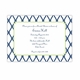 boatman geller bamboo navy & green large flat notecard