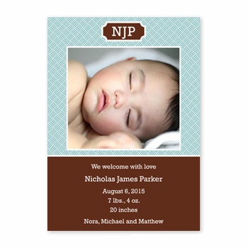boatman geller basketweave slate flat photocard