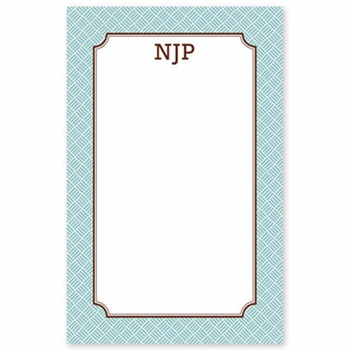 boatman geller basketweave slate notepad