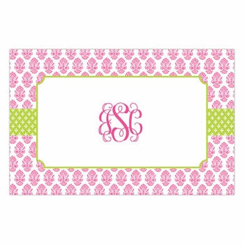 boatman geller beti pink placemat