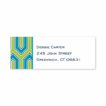 boatman geller blaine turquoise address labels