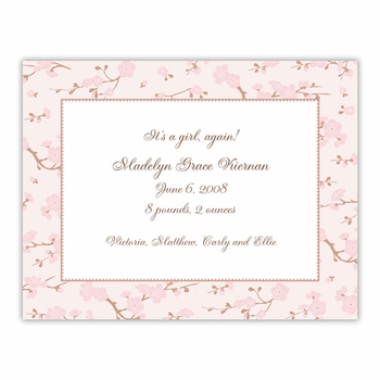 boatman geller blossom baby small flat notecard
