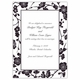 boatman geller blossom black large flat with ribbon notecard