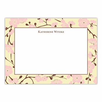 boatman geller blossom pink large flat notecard