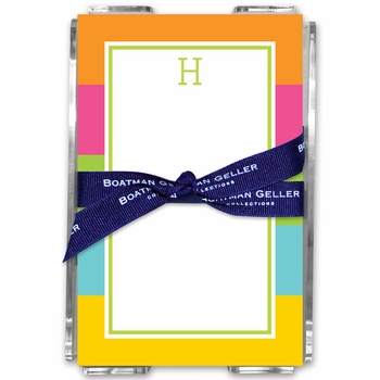 boatman geller bold stripe acrylic note sheets