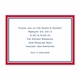 boatman geller border red & navy stationery/announcement