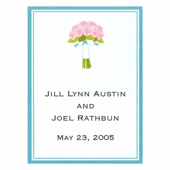 boatman geller bouquet square sticker