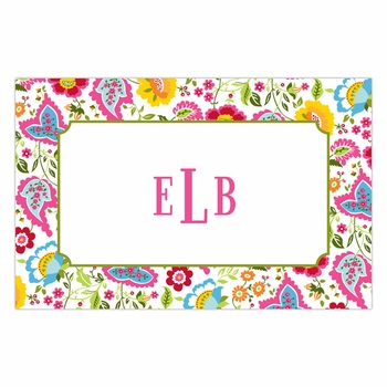 boatman geller bright floral placemat