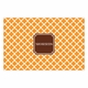 boatman geller bristol tile tangerine placemat