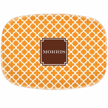 boatman geller bristol tile tangerine platters