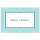 boatman geller bursts teal placemat