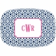 boatman geller cameron navy platter platters