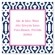 boatman geller cameron navy square sticker