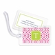 boatman geller cameron raspberry bag tags