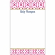 boatman geller cameron raspberry notepad