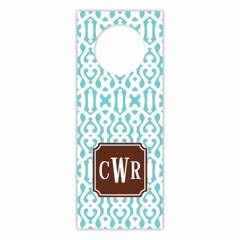 boatman geller cameron teal wine tags