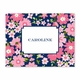boatman geller caroline floral pink foldover note cards