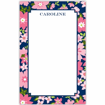 boatman geller caroline floral pink notepad