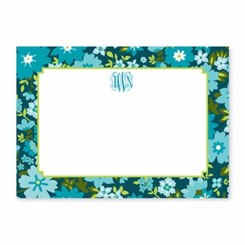 boatman geller caroline floral turquoise large flat