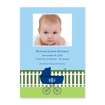 boatman geller charming pram navy photocard