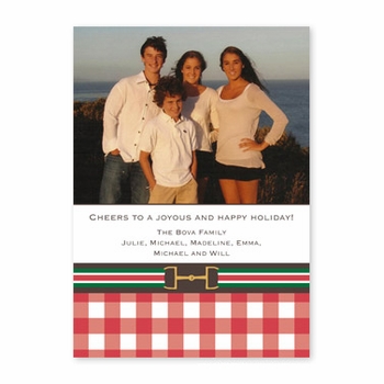 boatman geller check belt buckle photocard