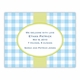 boatman geller check blue small flat
