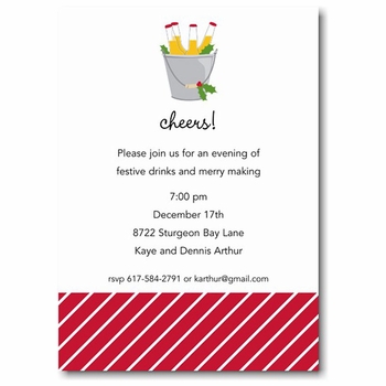 boatman geller cheer beer flat holiday invitation