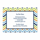 boatman geller chevron blue, orange & lime large flat