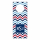 boatman geller chevron blue & red wine tags