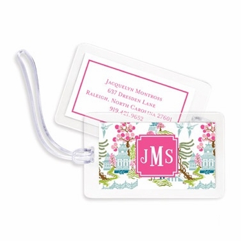 boatman geller chinoiserie spring bag tags