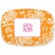 boatman geller chinoiserie tangerine platter