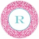 boatman geller chloe raspberry plate