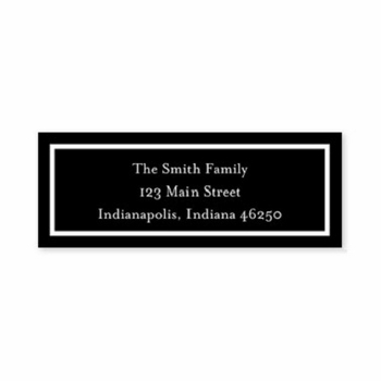 boatman geller classic black address labels