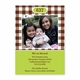 boatman geller classic check chocolate flat photocard
