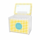 boatman geller classic check sunflower recipe box