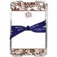 boatman geller classic floral brown acrylic note sheets