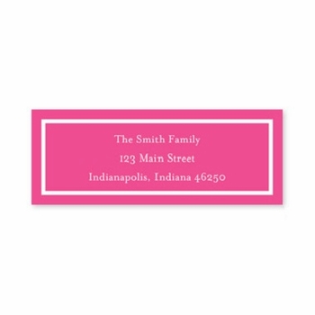boatman geller classic raspberry address labels