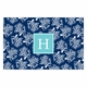boatman geller coral repeat navy disposable placemats