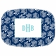 boatman geller coral repeat navy platter