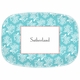 boatman geller coral repeat teal platter