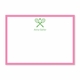 boatman geller crossed racquets kelly flat notecard