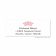 boatman geller crown pink address labels