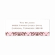 boatman geller damask pink & brown address labels